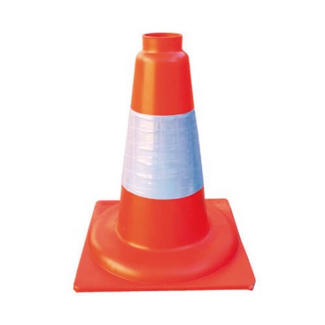 Conos de Señalización PP en PVC Reciclado con Banda Reflectante