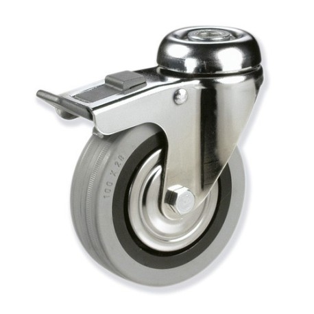 Ruedas PG  Plástico y goma para aplicaciones ligeras