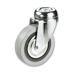 Rueda Modelo B con Soporte de Tornillo para Aplicaciones Industriales