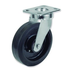 Ruedas HG  Hierro fundido y goma para aplicaciones industriales