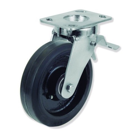 Ruedas HG  Hierro fundido y goma para aplicaciones industriales