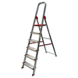 Escalera Profesional de Tijera TPLUS con Arco de Seguridad