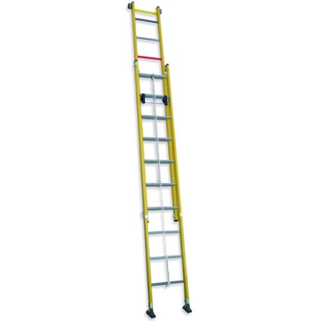 TRF2C  Escalera doble extensión a cuerda de fibra