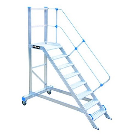 Escalera de Almacén AL 45º con Plataforma de Trabajo