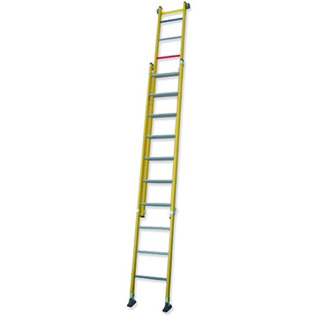 Escalera Doble Extensión Manual TRFM en Fibra con Norma EN 61478