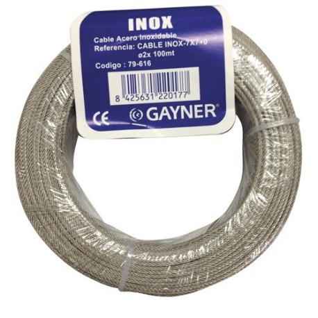 Cable de Acero Inoxidable 7x7+0 AISI316