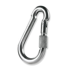 Mosquetón de Seguridad de 6 mm en acero de alta resistencia