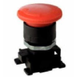 PULSADOR SETA SEGURIDAD DESBLOCAJE A ROTACION EMERGENCIA ROJO REF. AI