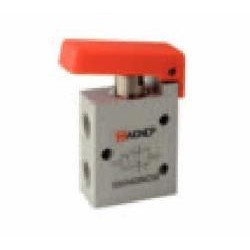 VALVULA 16 MM DE PULSADOR ROJO MUELLE MECANICO NORMALMENTE CERRADA 3/