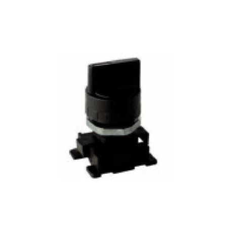 SELECTOR DE LEVA CORTA 2 POSICIONES FIJAS NEGRO REF. AIGNEP 04V0400N0