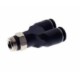 RACOR Y GIRATORIO CONICO SHORT MACHO DIAMETRO 4 MM 1/8 CODIGO 5532000