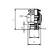 RACOR RECTO CILINDRICO MACHO CON TORICA DIAMETRO 4 MM M3 CODIGO 50020