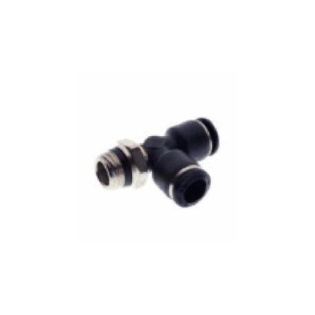 RACOR EN T LATERAL GIRATORIO CONICO SHORT MACHO DIAMETRO 4 MM 1/4 COD