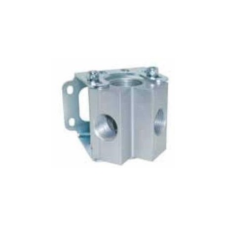 REPARTIDOR EN ALUMINIO 2 VIAS 1/2 1/2 CODIGO 9064200001 REF. AIGNEP 9