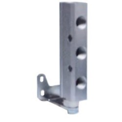 REGLETA SIMPLE CON SOPORTE 1/2 3/8 2 SALIDAS CODIGO 9064700001 REF. A