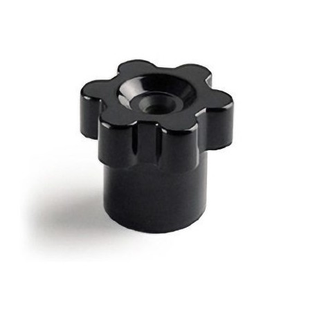 Pomo Tecnodin 110024D SZ con casquillo roscado pasante – Resina fenól