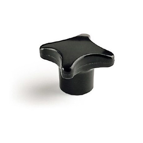 Pomo Tecnodin DIN 6335 110021K con casquillo roscado – Resina fenólic