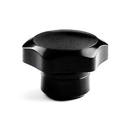 Pomo estrella Tecnodin 110018H con casquillo sin rosca – Resina fenól