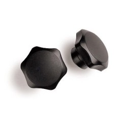 Pomo estrella Tecnodin 110018K con casquillo roscado – Resina fenólic