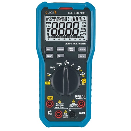 Multímetro digital profesional Completo 10 en 1 ACHA