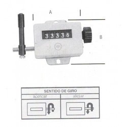 Cuenta Golpes Manual | Lectura de 5 cifras y reset por botón