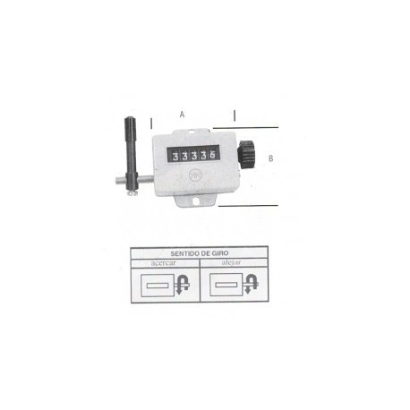 Cuenta Golpes Manual | Lectura de 5 cifras y reset por botón