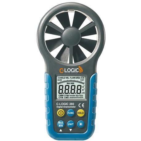 Anemómetro + Caudalímetro digital ACHA