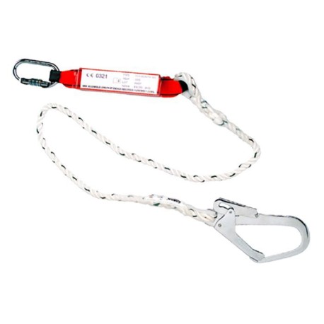 Cordón con disipador AK112P 2 m – EN 355, gancho 60 mm