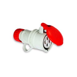 Base CEE/CETAC ASEIN 3P+N+T 380V Roja – Código 1100071