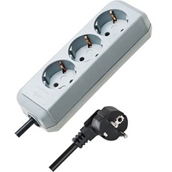 Multienchufe ECO LINE ASEIN ECO 3B+INT+1,5M Blanco – Código 3602010