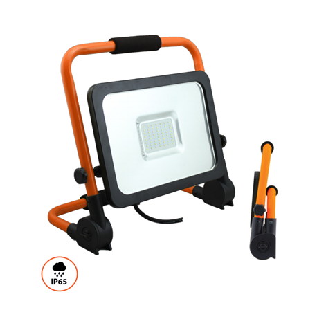 Foco LED portátil con cable Asein 30W – Luz blanca fría 6000K