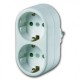 Adaptador de dos bases con interruptor Asein WES103501020